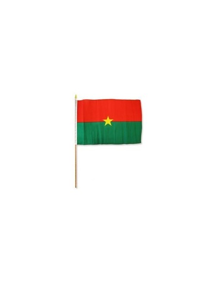 Burkina Faso 12" x 18" Mounted Flag