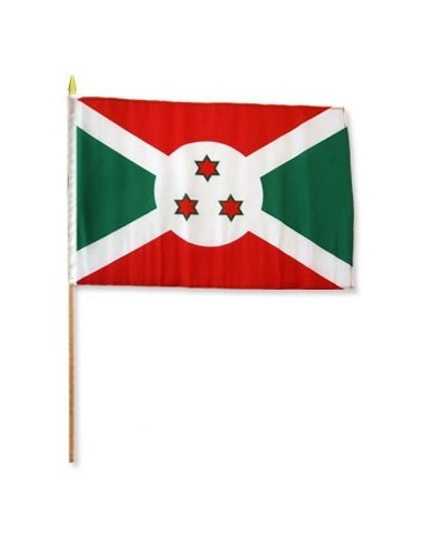 Burundi Mounted Flag 12" x 18"| Buy Online Now