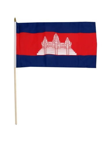 Cambodia Mounted Flag 12" x 18"| Buy Online Now