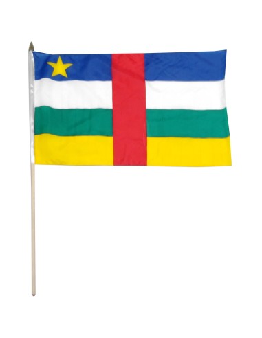 Central African Rep Mounted Flag 12" x 18"| Buy Online Now