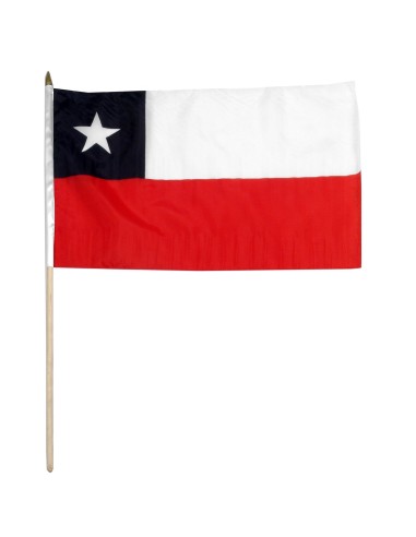 Chile Mounted Flag 12" x 18"| Buy Online Now