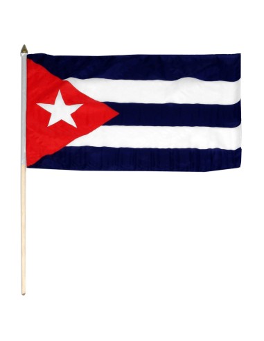 Cuba Mounted Flag 12" x 18"| Buy Online Now