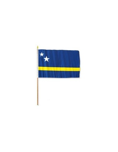 Curacao Mounted Flag 12" x 18"| Buy Online Now