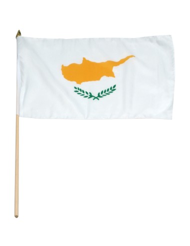 Cyprus Mounted Flag 12" x 18"| Buy Online Now