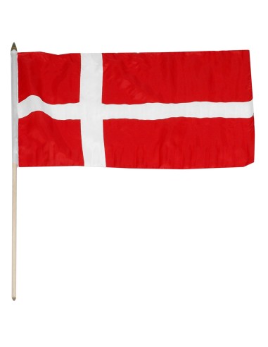 Denmark Mounted Flag 12" x 18"| Buy Online Now