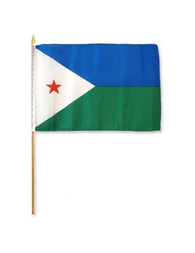 Djibouti Mounted Flag 12" x 18"| Buy Online Now