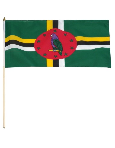 Dominica Mounted Flag 12" x 18"| Buy Online Now