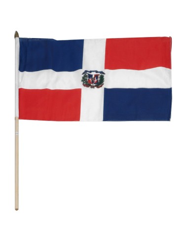 Dominican Republic Mounted Flag 12" x 18"| Buy Online Now