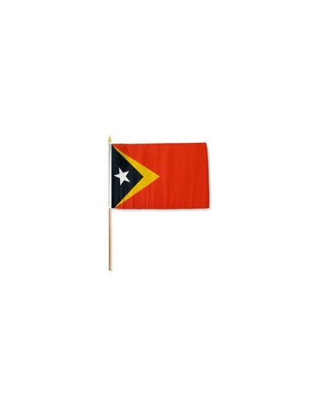 East Timor 12" x 18" Mounted Flag