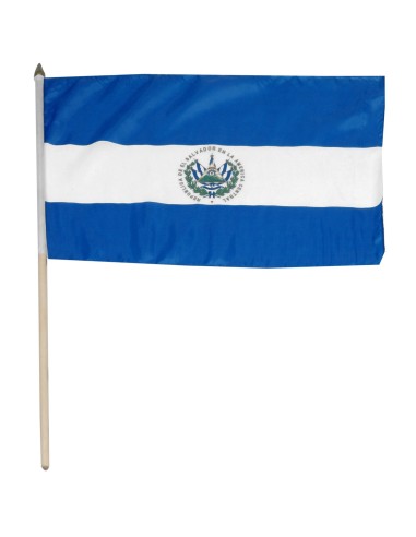 El Salvador Mounted Flag 12" x 18"| Buy Online Now