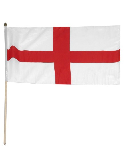 England (St. George's Cross) 12" x 18" Mounted Flag