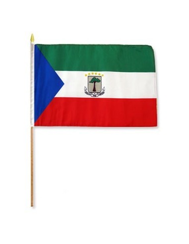 Equatorial Guinea Mounted Flag 12" x 18"| Buy Online Now