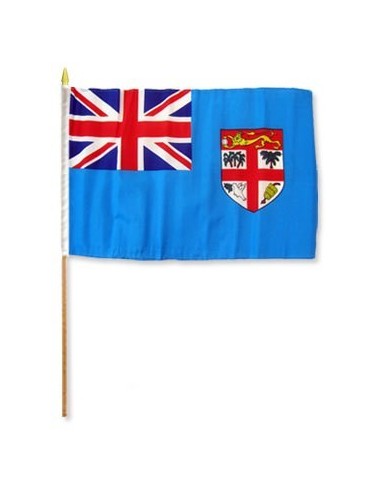 Fiji Mounted Flag 12" x 18"| Buy Online Now