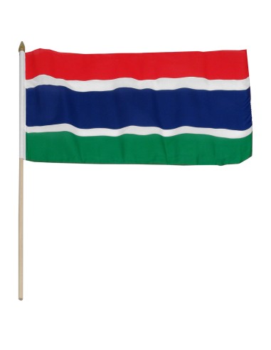 Gambia Mounted Flag 12" x 18"| Buy Online Now