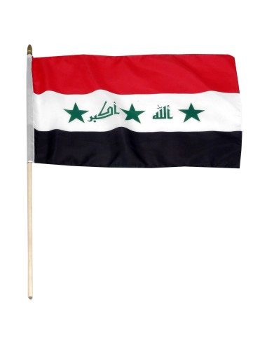 Iraq Mounted Flag 12" x 18"| Buy Online Now