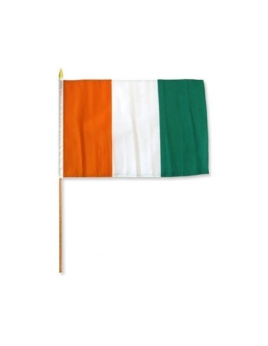 Ivory Coast Mounted Flag 12" x 18"| Buy Online Now