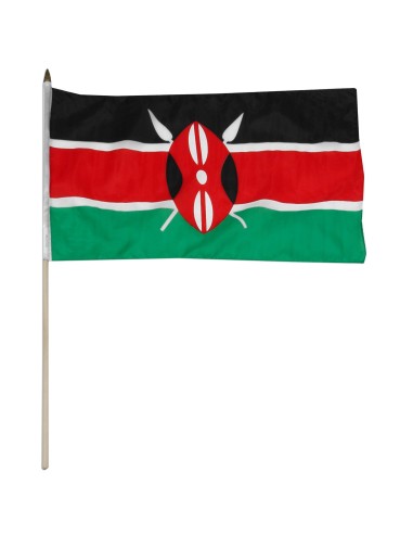 Kenya Mounted Flag 12" x 18"| Buy Online Now