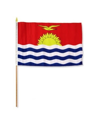 Kiribati Mounted Flag 12" x 18"| Buy Online Now