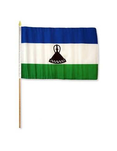 Lesotho Mounted Flag 12" x 18"| Buy Online Now