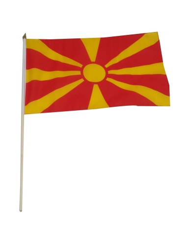 Macedonia Mounted Flag 12" x 18"| Buy Online Now