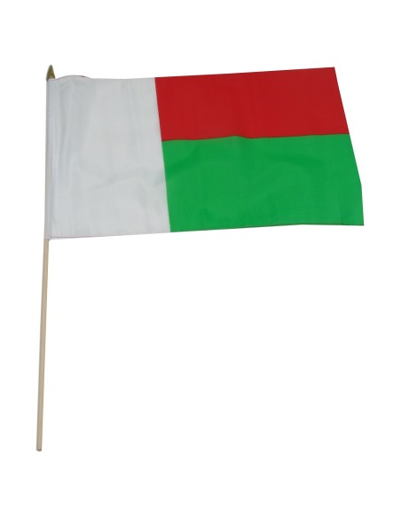 Madagascar 12" x 18" Mounted Flag