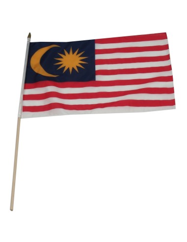 Malaysia Mounted Flag 12" x 18"| Buy Online Now