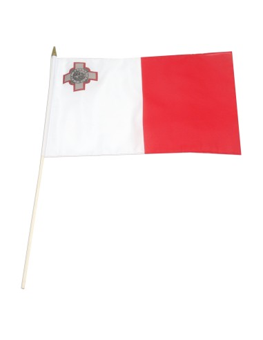 Malta Mounted Flag 12" x 18"| Buy Online Now