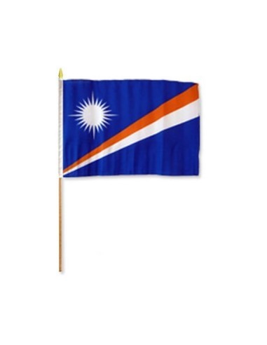 Marshall Islands Mounted Flag 12" x 18"| Buy Online Now