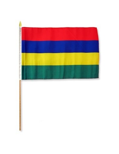 Mauritius Mounted Flag 12" x 18"| Buy Online Now