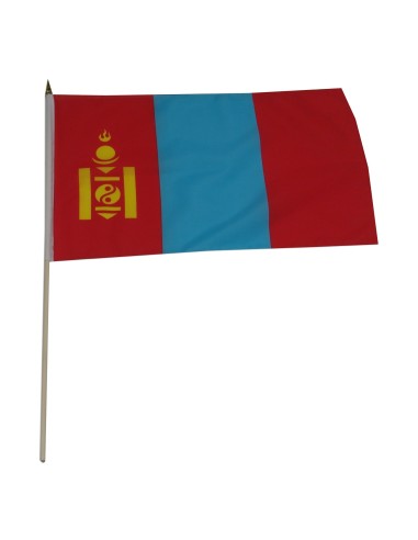 Mongolia Mounted Flag 12" x 18"| Buy Online Now