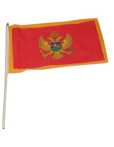 Montenegro Mounted Flag 12" x 18"| Buy Online Now