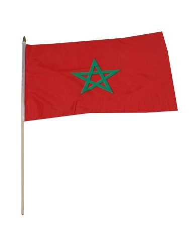 Morocco Mounted Flag 12" x 18"| Buy Online Now