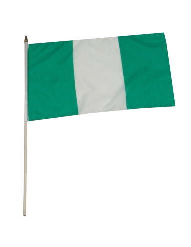 Nigeria Mounted Flag 12" x 18"| Buy Online Now