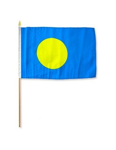 Palau Mounted Flag 12" x 18"| Buy Online Now