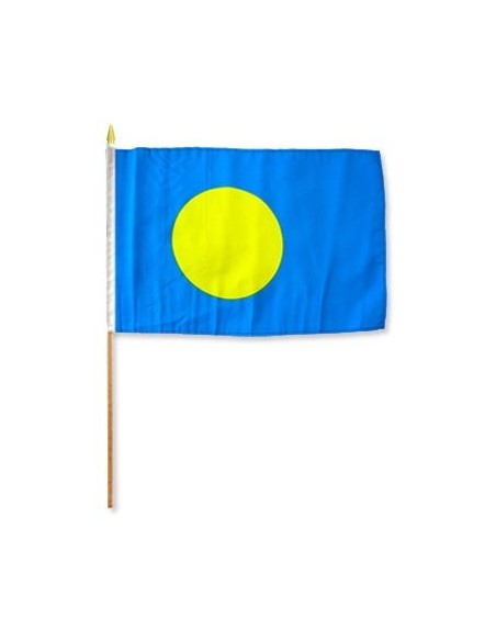 Palau 12" x 18" Mounted Flag