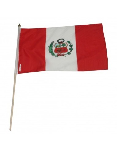 Peru Mounted Flag 12" x 18"| Buy Online Now