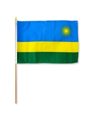 Rwanda Mounted Flag 12" x 18"| Buy Online Now