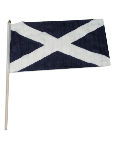 Scotland (St. Andrew's Cross) Mounted Flag 12" x 18"| Buy Online Now