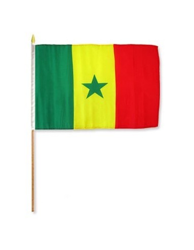 Senegal Mounted Flag 12" x 18"| Buy Online Now