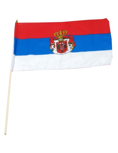 Serbia Mounted Flag 12" x 18"| Buy Online Now