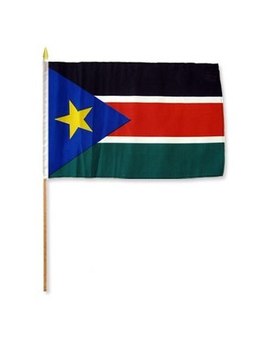 South Sudan Mounted Flag 12" x 18"| Buy Online Now