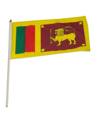 Sri Lanka Mounted Flag 12" x 18"| Buy Online Now