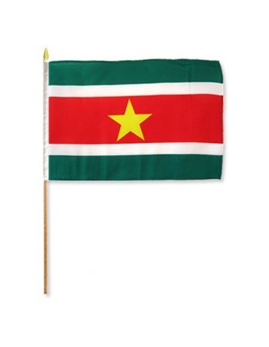 Suriname Mounted Flag 12" x 18"| Buy Online Now