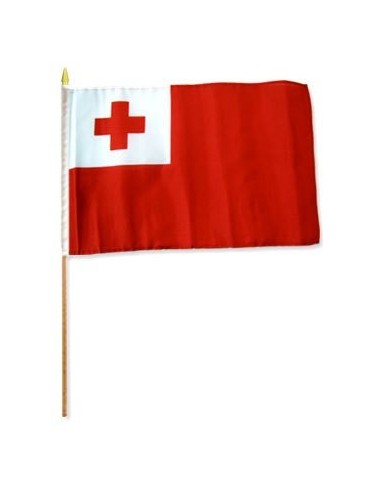 Tonga Mounted Flag 12" x 18"| Buy Online Now