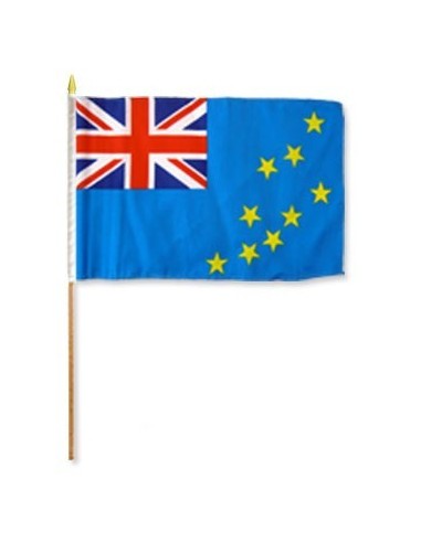 Tuvalu Mounted Flag 12" x 18"| Buy Online Now