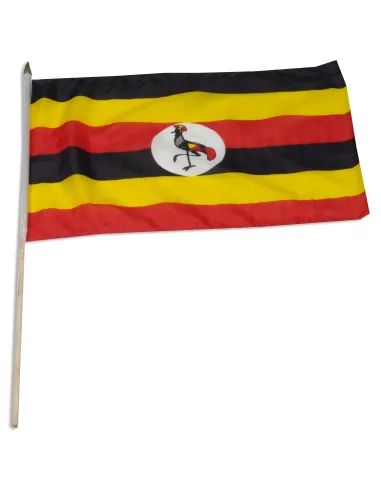 Uganda Mounted Flag 12" x 18"| Buy Online Now