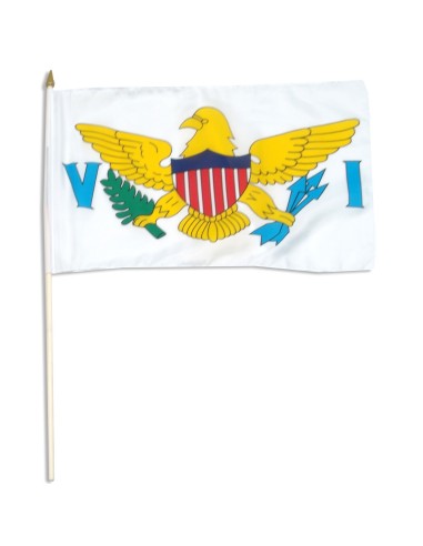 U.S. Virgin Islands Mounted Flag 12" x 18"| Buy Online Now