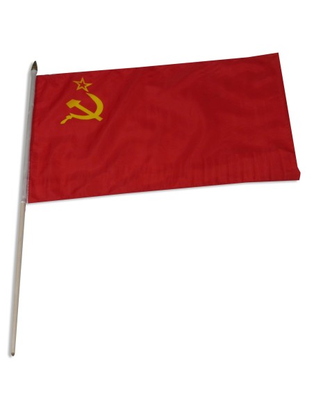 USSR 12" x 18" Mounted Flag