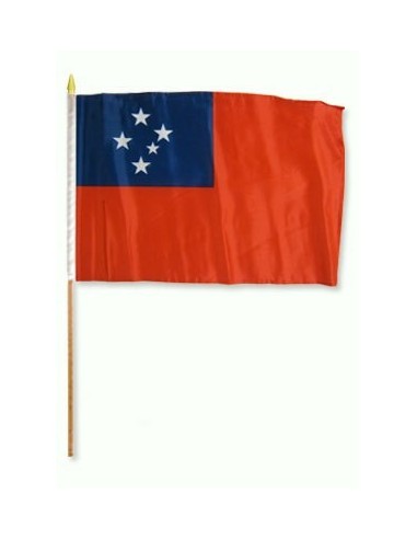 Western Samoa Mounted Flag 12" x 18"| Buy Online Now