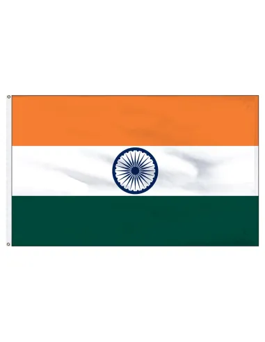 India 2' x 3' Indoor International Polyester Flag | Buy Online